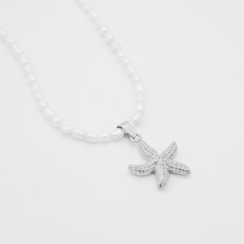 Ariel Starfish Pearl Necklace