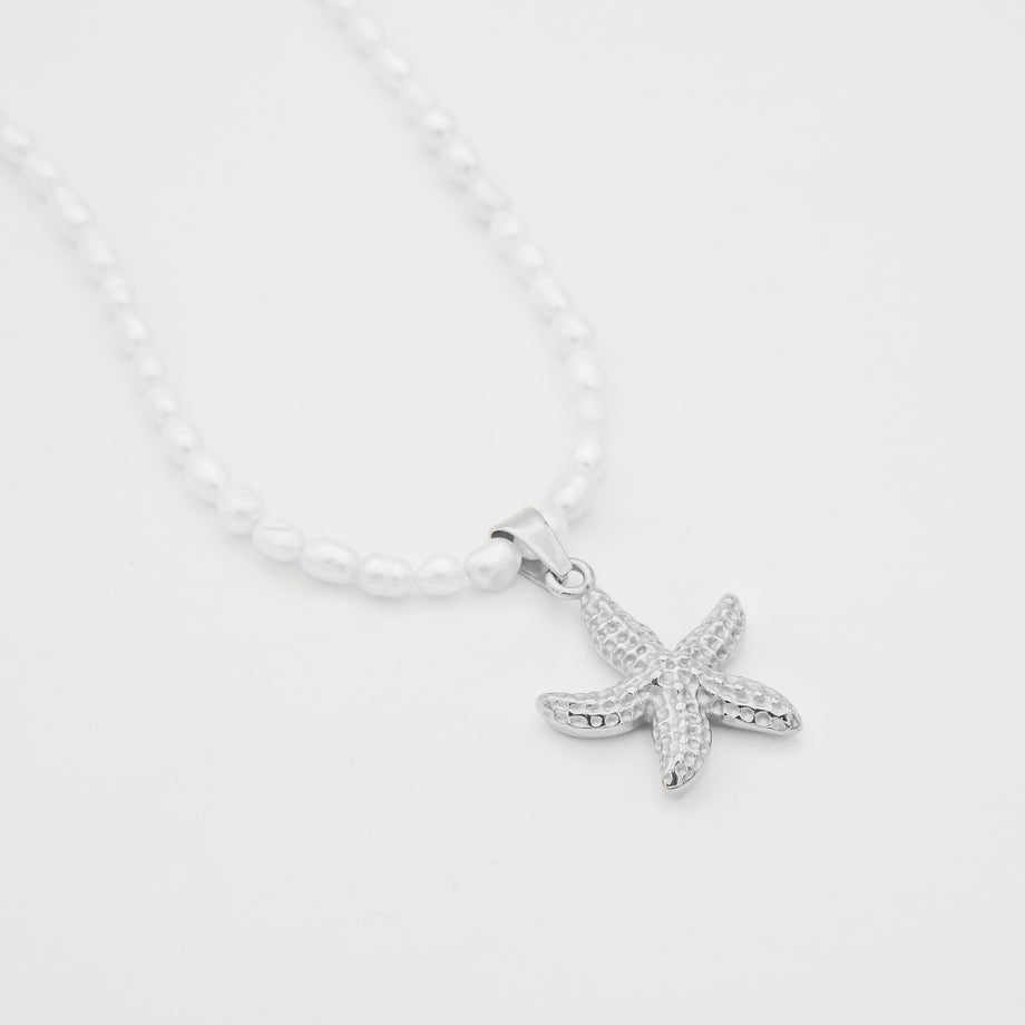 Ariel Starfish Pearl Necklace