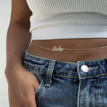 Miami Custom Name Belly Chain