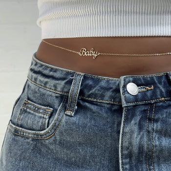 Miami Custom Name Belly Chain