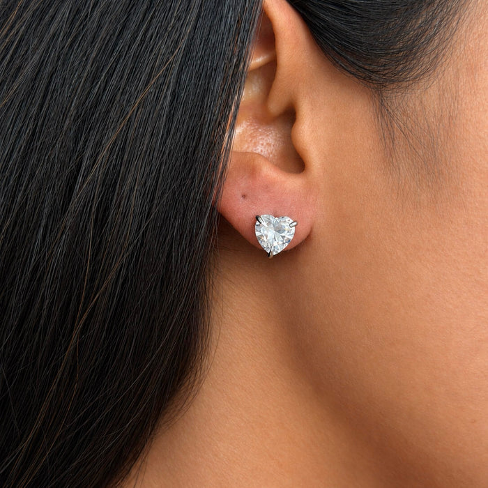 Heart Stud Earrings