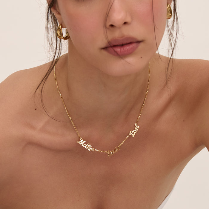 Miami Multiple Name Necklace