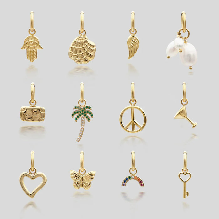 charms in gold from prya