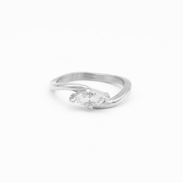 Elara Clear Stone Ring
