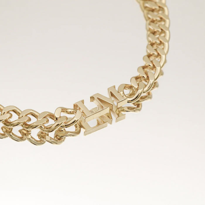 Collier ras de cou initiale 