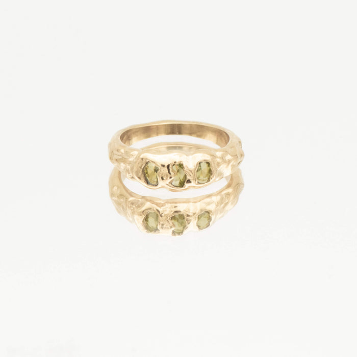 Petra Triple Gemstone Ring