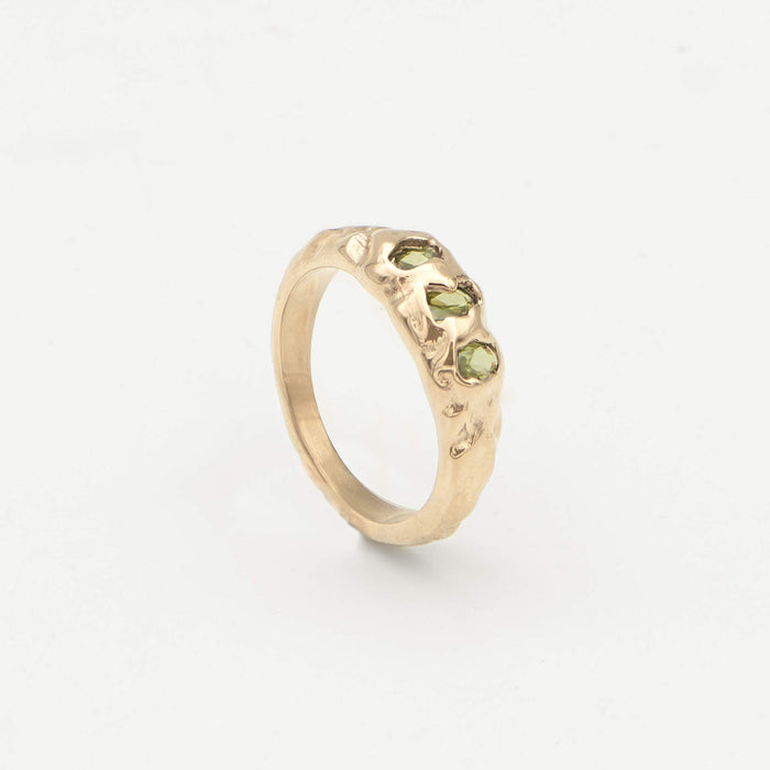 Petra Triple Gemstone Ring