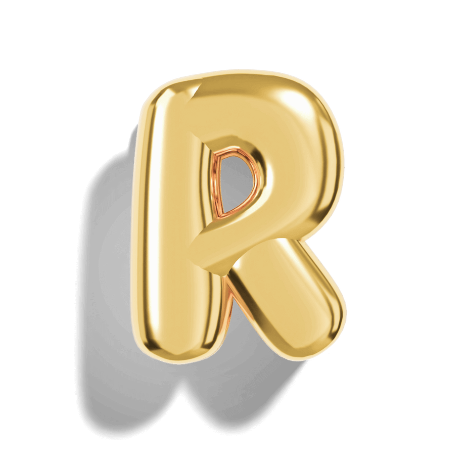 Mirco Bubble Initial Necklace