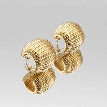 Raisa Ribbed Earrings