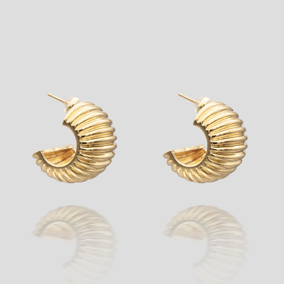 Raisa Ribbed Earrings