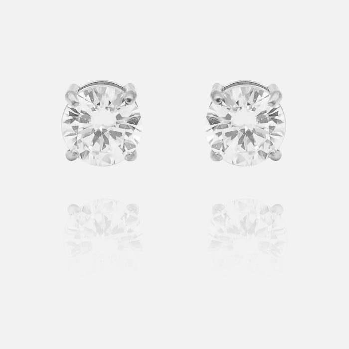 Round Stud Earrings