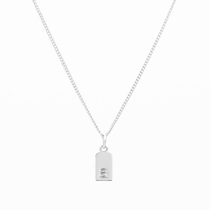 Sloane Initial Tag Necklace