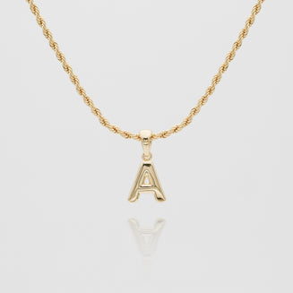 Mini Bubble Initial Necklace