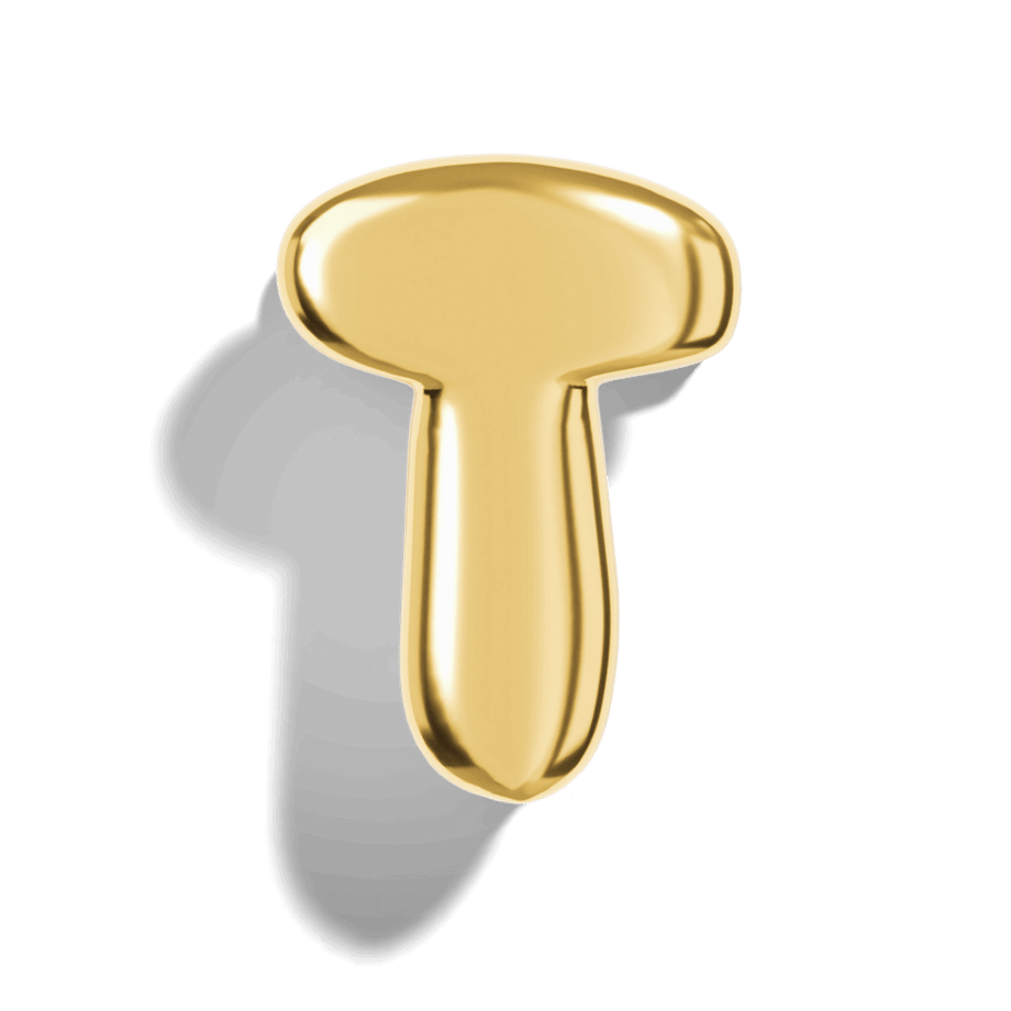 Mirco Bubble Initial Necklace