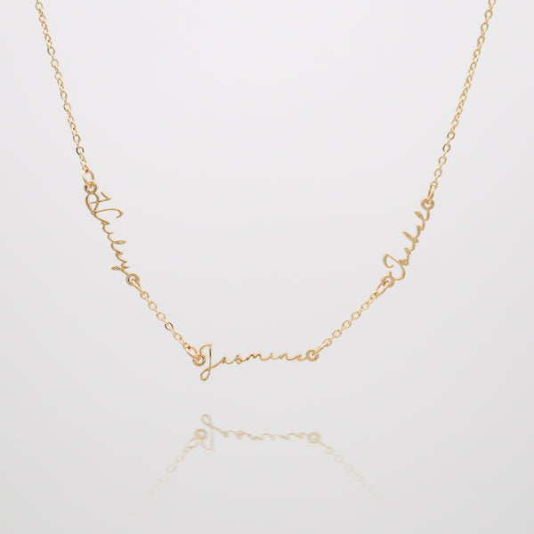 Selina Multiple Name Necklace