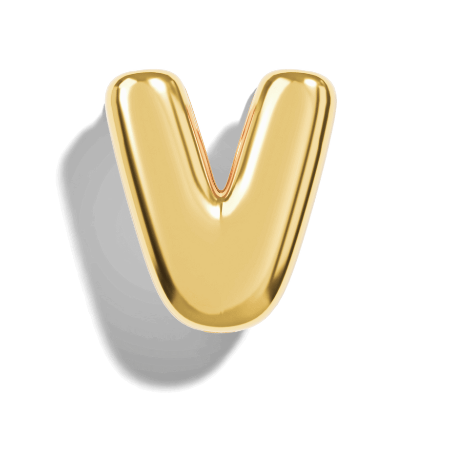 Mirco Bubble Initial Necklace