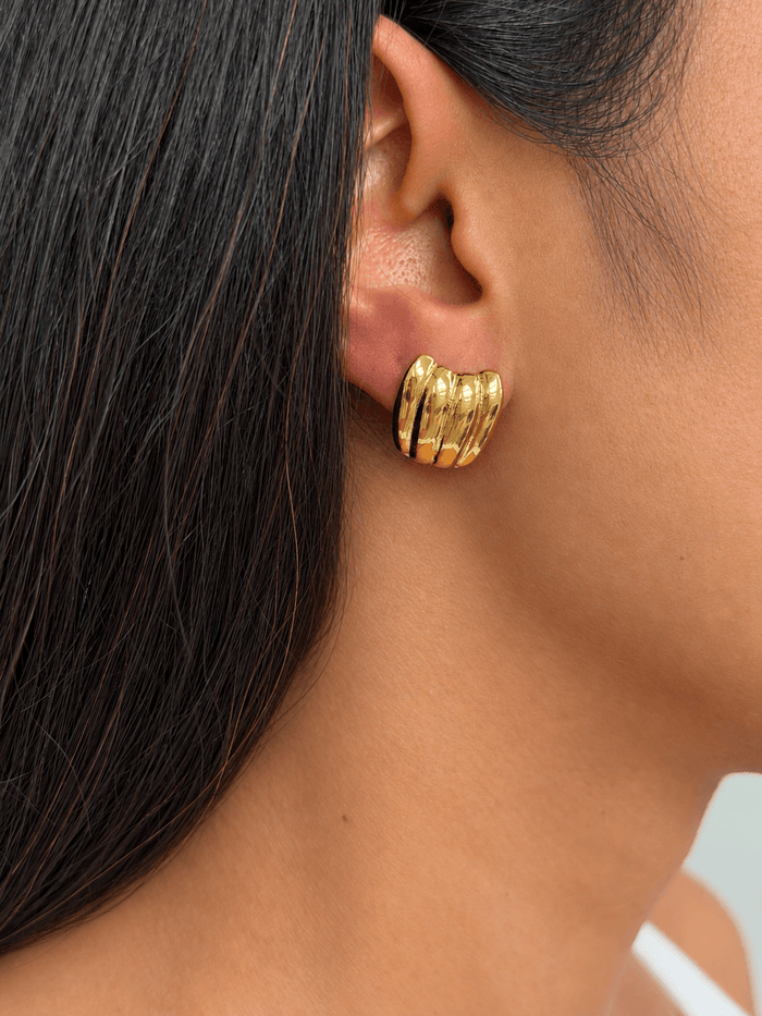 Valentina Ribbed Earrings