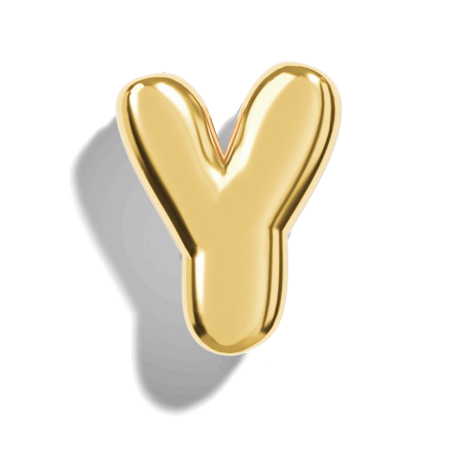 Mirco Bubble Initial Necklace