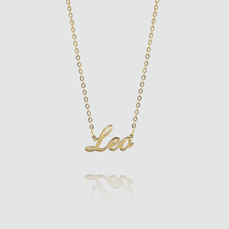 Zodiac Name Necklace - Leo | PRYA