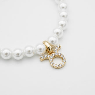 ICY Pearl Zodiac Bracelet