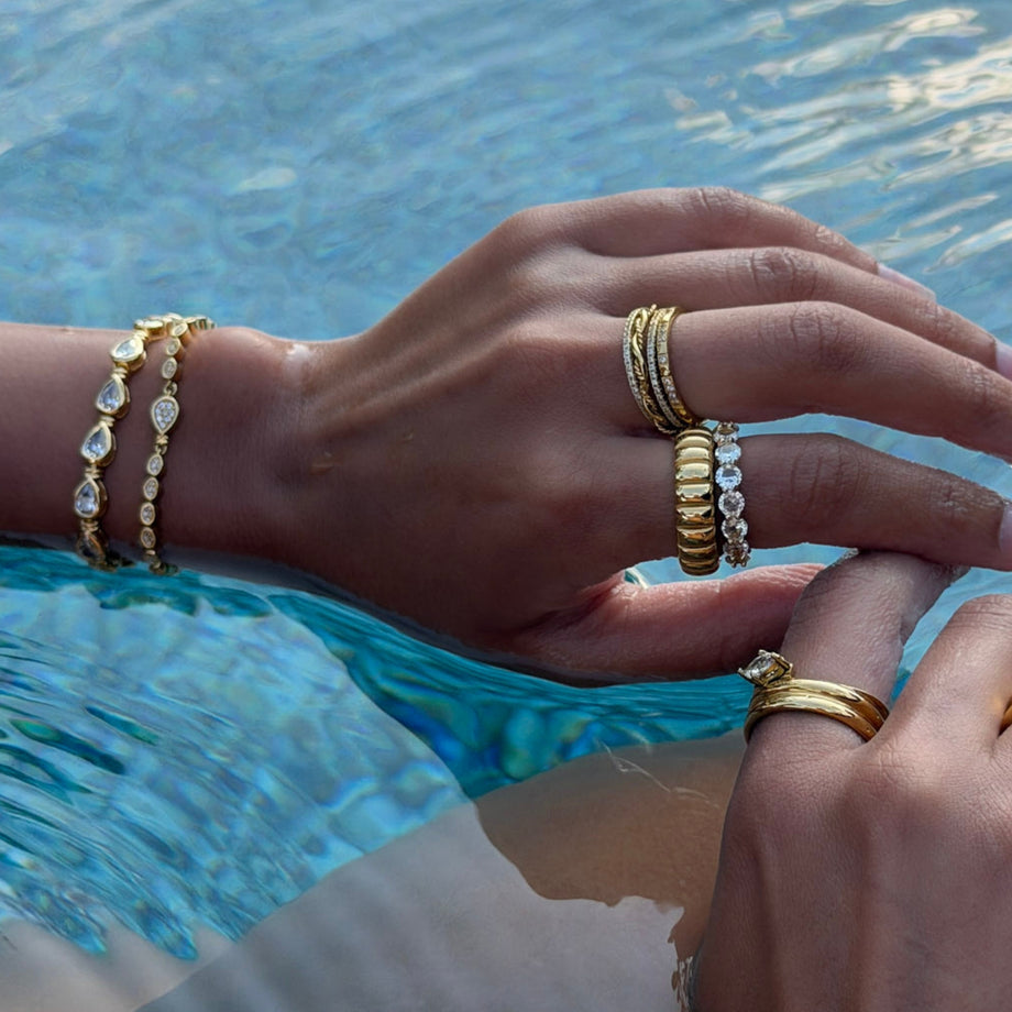 Kylie Dainty Diamond Ring