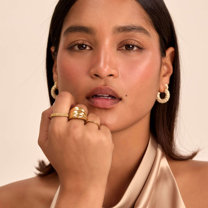 Aiza Beaded Band Ring