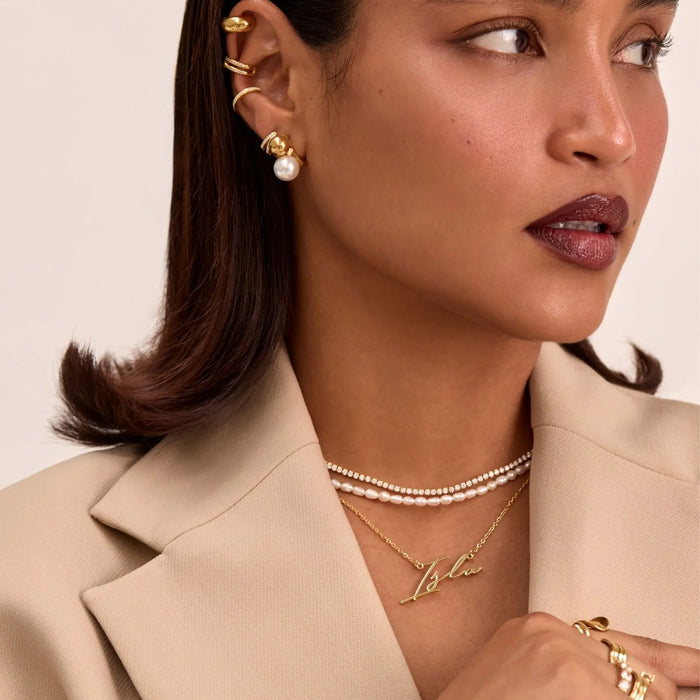 Amelie Dainty Pearl Necklace