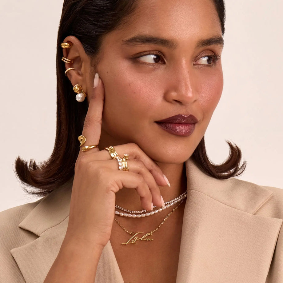 Amelie Dainty Pearl Necklace