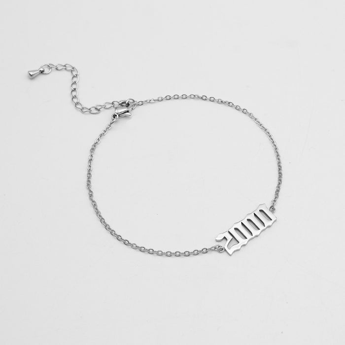 Birth-Year Anklet (Custom) | PRYA