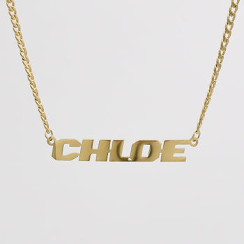 Action Custom Name Necklace