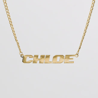 Action Custom Name Necklace