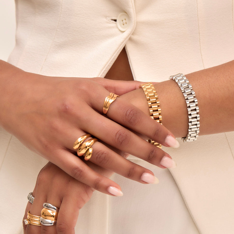 Esme Triple Wave Ring