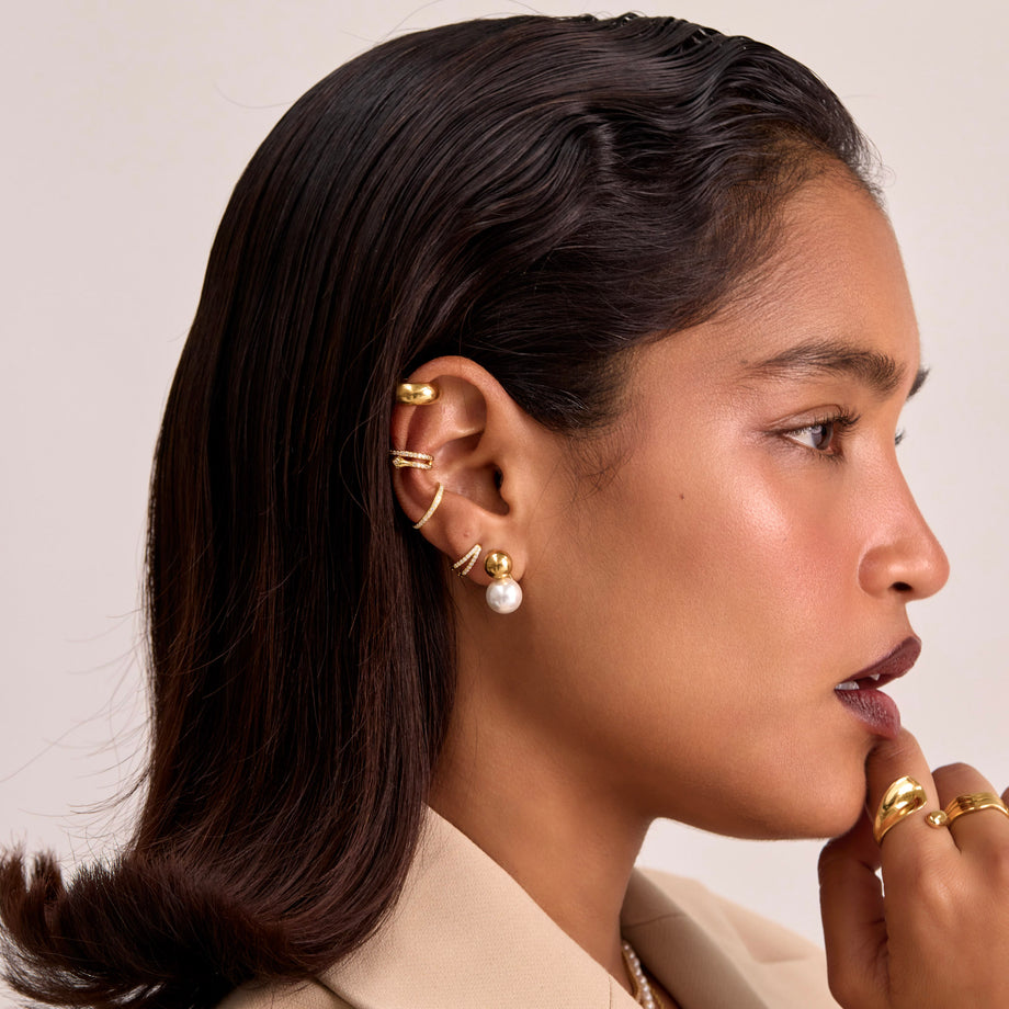 Classic Pave Ear Cuff