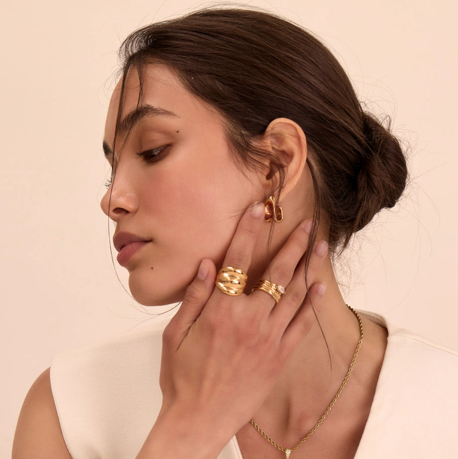 Klobiger Dreifach-Bandring „Maeve“