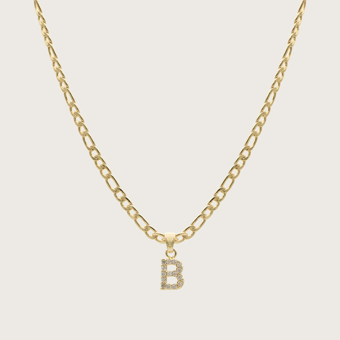 Pave Initial Necklace | Figaro