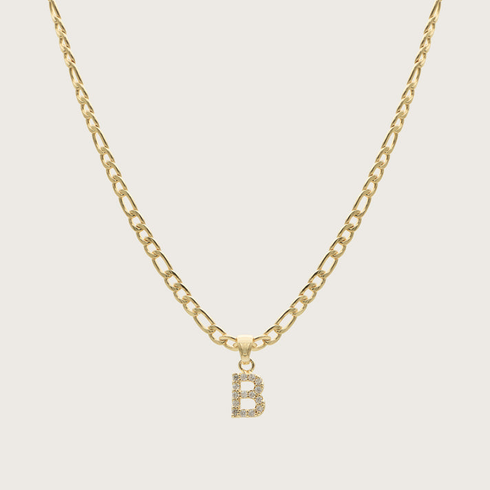 Pave Initial Necklace | Figaro