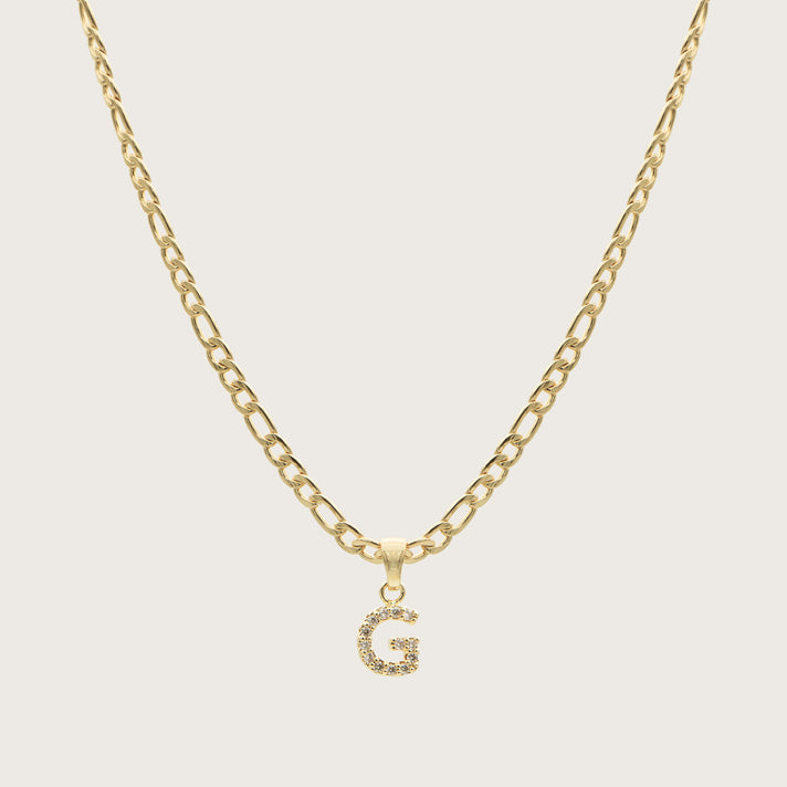 Pave Initial Necklace | Figaro