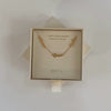 video of the personalised miami multiple name necklace with three names in gold in prya packaging box