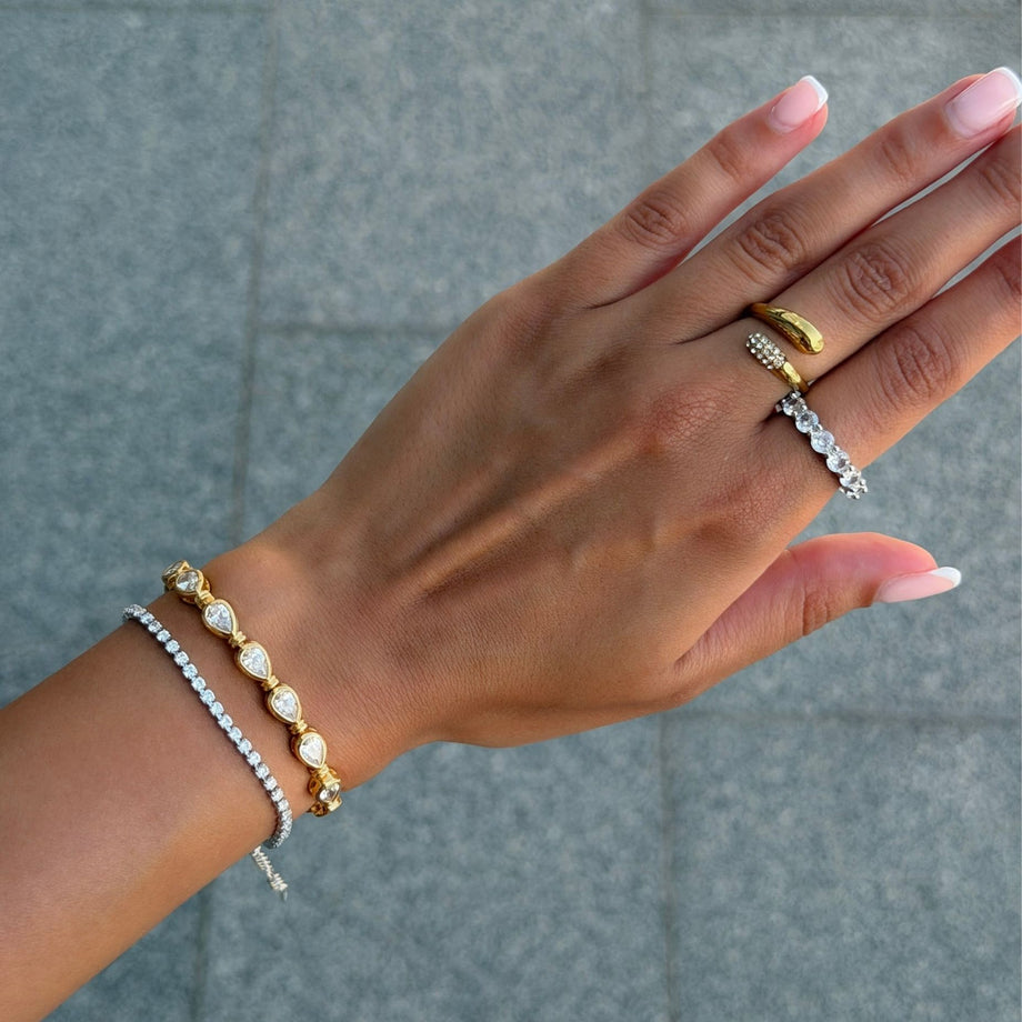 Melia Adjustable Snake Ring