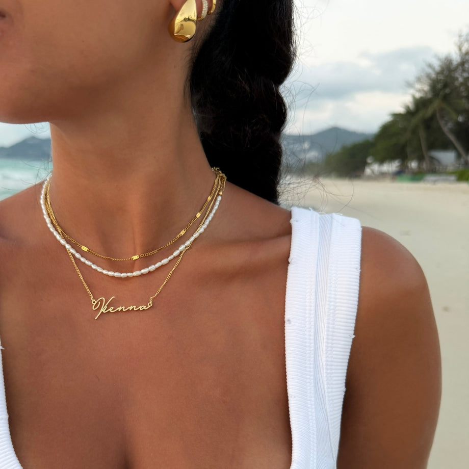 Valencia Custom Name Necklace