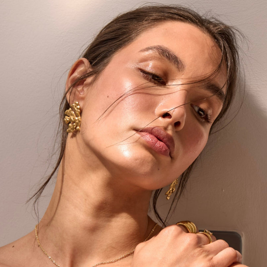 Zeina Korallen Ohrringe