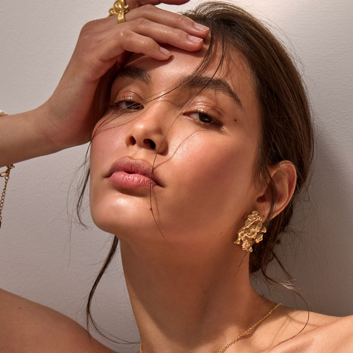 Zeina Coral Earrings