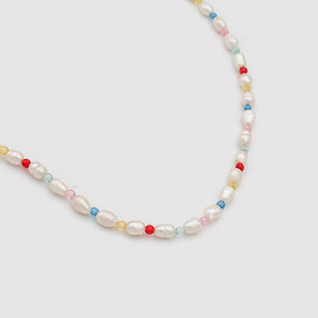 Amal Candy Pearl Set - necklace prya