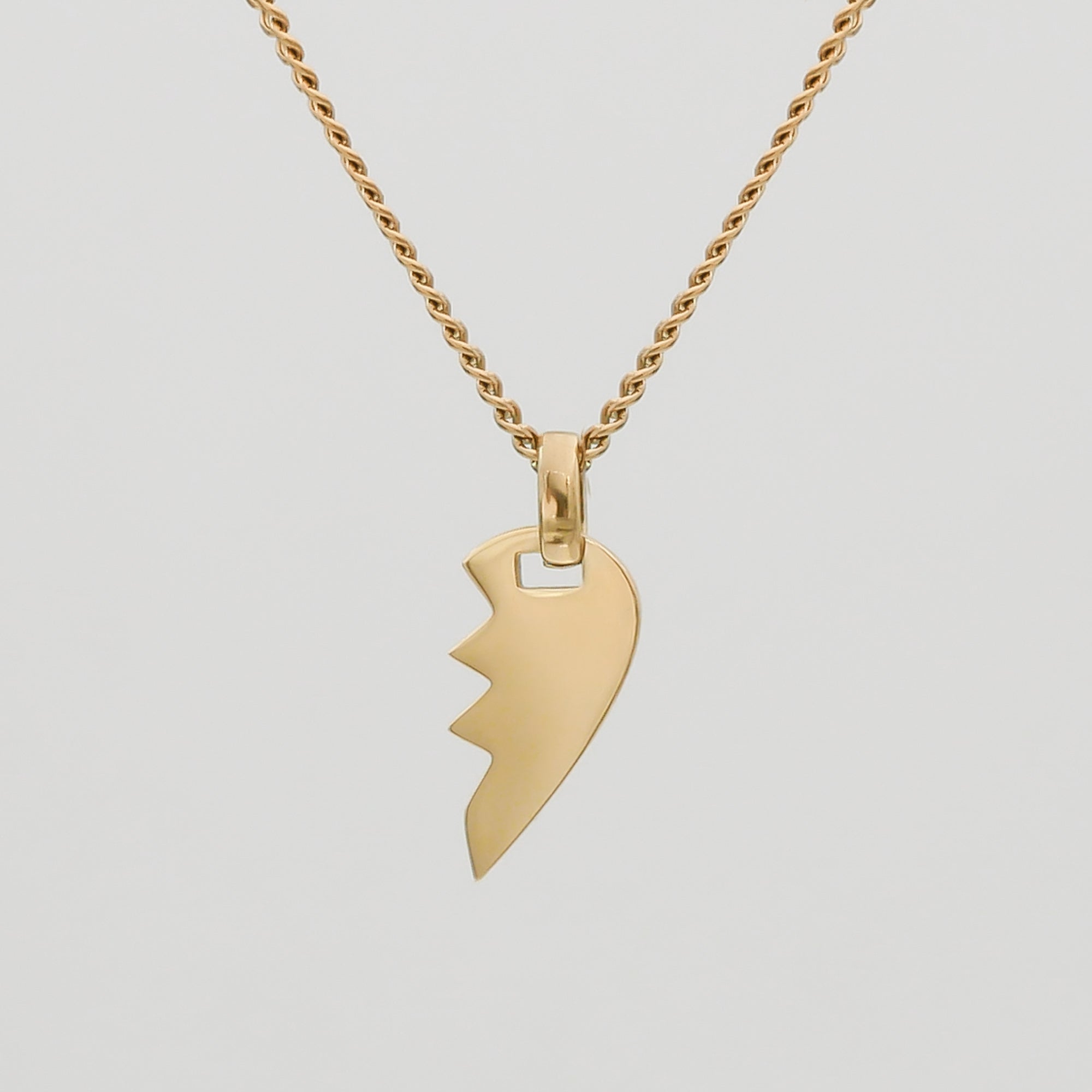 Amika Split Heart necklace