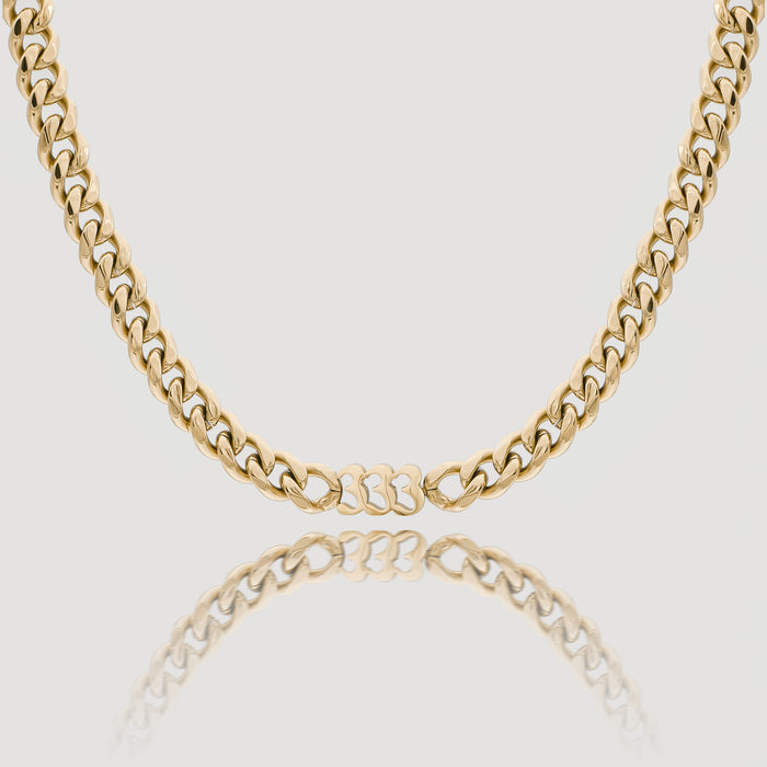 18k Gold Plated Angel Number Choker Necklace, 333 by PRYA