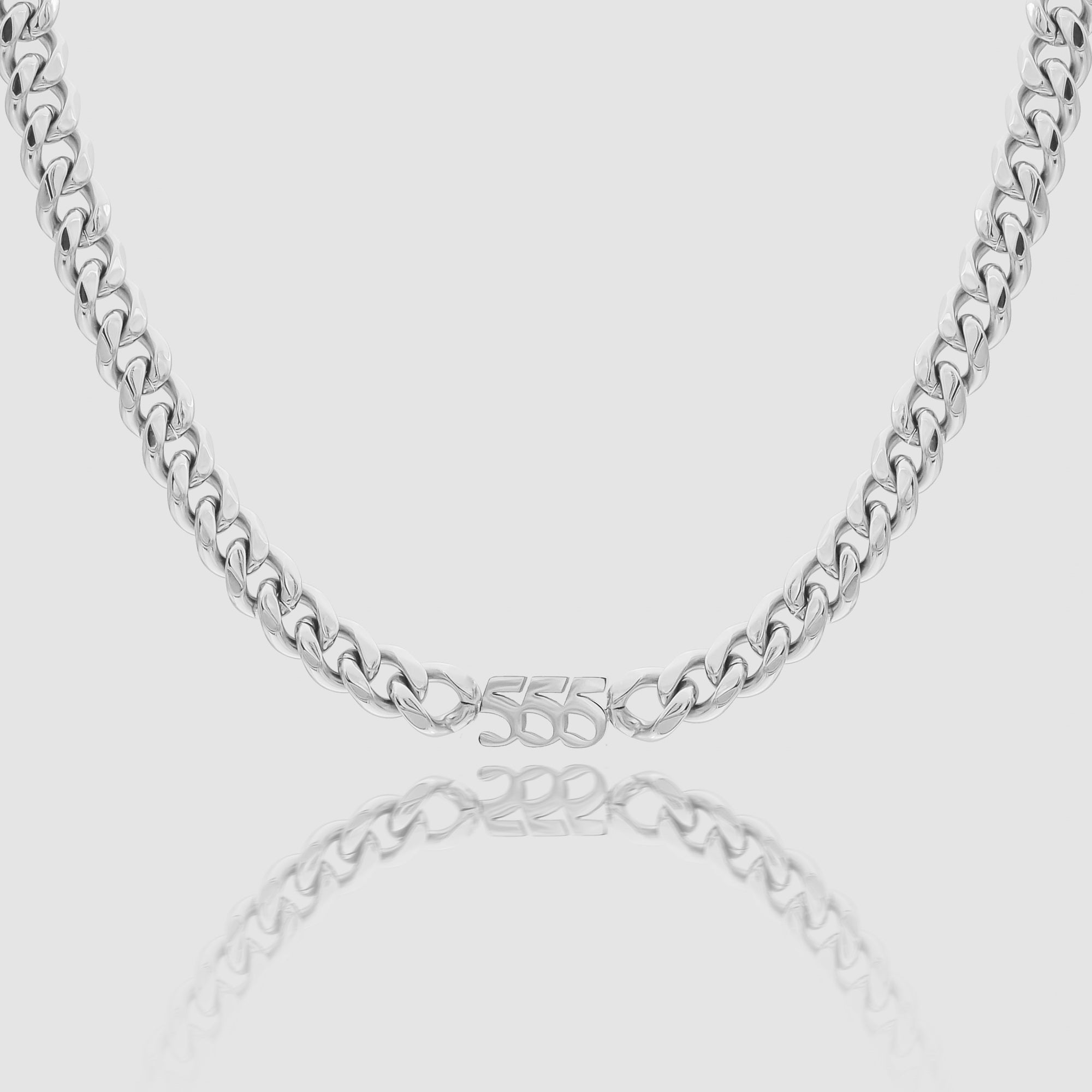 Silver Plated Angel Number Choker Necklace, 555 by PRYA