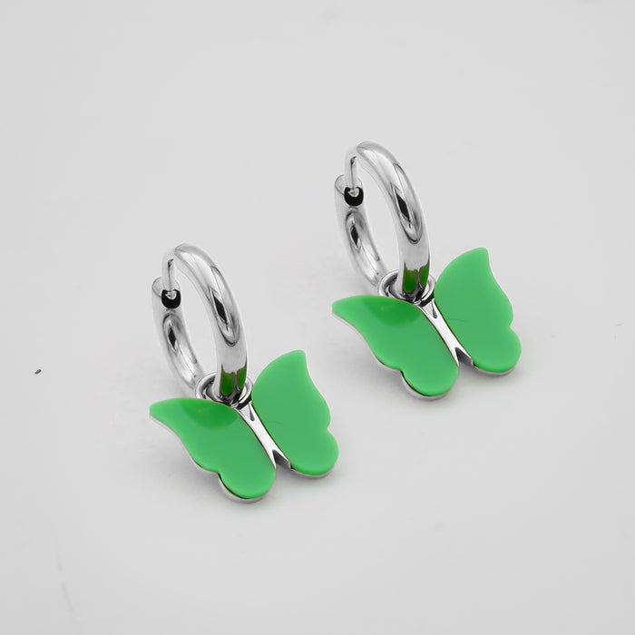 Boucles d'oreilles papillon Huggie 