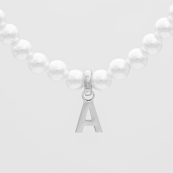 Classic Pearl Initial Bracelet