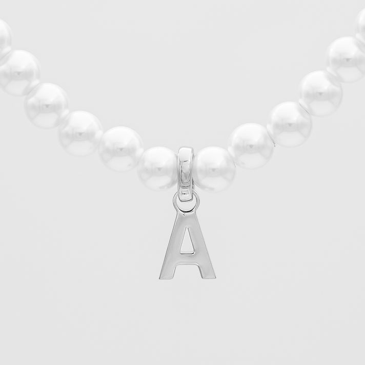 Classic Pearl Initial Bracelet