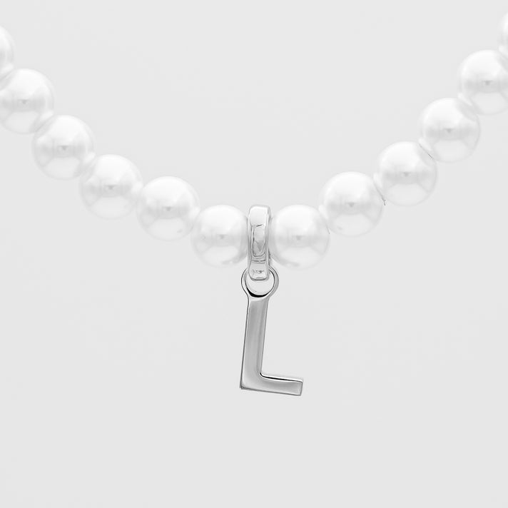 Classic Pearl Initial Bracelet